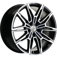 Khomen Wheels KHW1904 (Toureg) Black-FP 8.5x19/5x112 ET28 D66.6