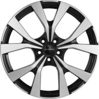 Khomen Wheels KHW1906 (Evolute i-SKY) Black-FP 7x19/5x114.3 ET49 D60.1