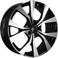 Khomen Wheels KHW1906 (Skoda Kodiaq) Black-FP 7x19/5x112 ET43 D57.1