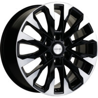 Khomen Wheels KHW2010 (LC Prado) Black-FP 8x20/6x139.7 ET25 D106.1