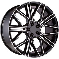Khomen Wheels KHW2101 (Front) Black-FP 9.5x21/5x112 ET37 D66.6