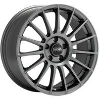 OZ Superturismo LM Matt Graphite + Silver Lettering 9.5x19/5x112 ET21 D66.46