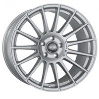 OZ Superturismo LM Matt Race Silver + Black Lettering 8x18/5x112 ET48 D75