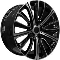 PDW 5241 Gloss Black Machine Face 8.5x18/5x112 ET30 D66.6