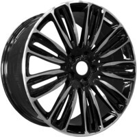 PDW 5312 Gloss Black Machine Face 9.5x21/5x120 ET48 D72.56