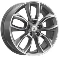 Premium Series КР001 (Outlander) Diamond Gloss Graphite 7x18/5x114.3 ET38 D67.1