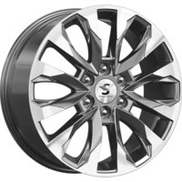 Premium Series КР007 (Land Cruiser 300) Diamond Gloss Graphite 8x20/6x139.7 ET60 D95.1